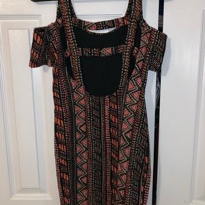 Pattern Mini Dress